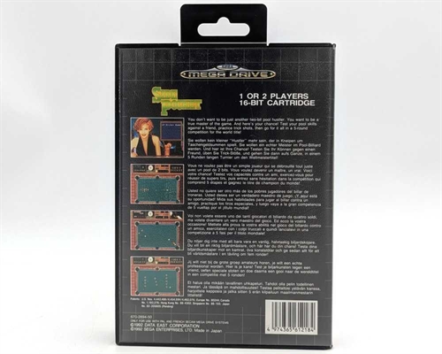 Side Pocket - Komplet I Æske - Sega Mega Drive Spil (B Grade) (Genbrug)